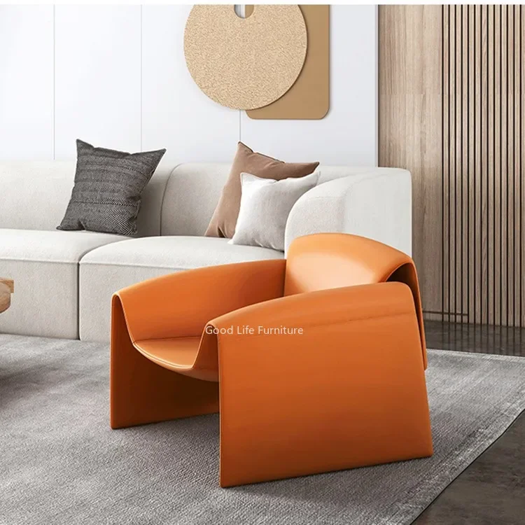 Minimalist Chair Casual Single Sofa Chair Living Room Shaped Creative M-word Crab Chair Tiger Chair