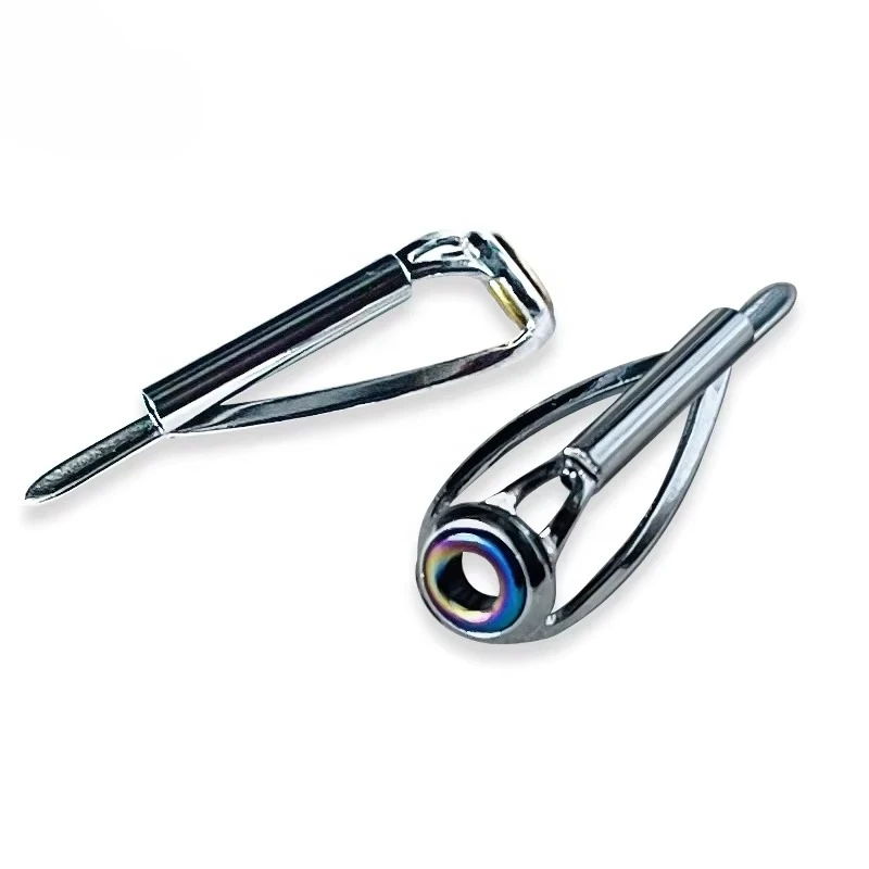 TAKEDO TK19 10# - 4# Casting Fishing Guide Rings Rod Repair Guides Eyes Sets Fishing Rod Building DIY Replacement Accessories view 3