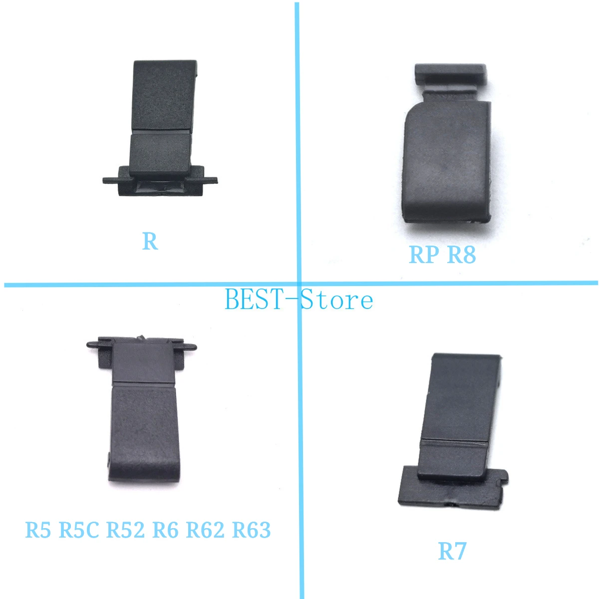 1PCS New for Canon EOS R5 R5C R52 R6 R62 R63 R7 R RP R8 Battery Door Cover Port Bottom Base Rubber Compartment Repair Part