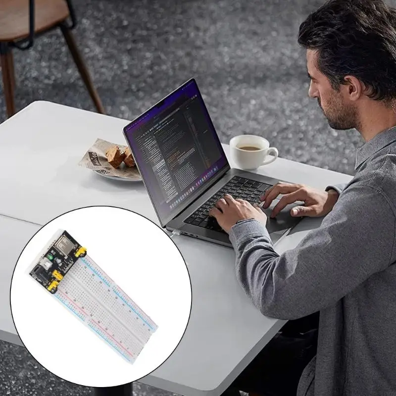 P9JB Breadboard PCB Bread Board MB102 Prototype PCB Solderless Breadboard Protoboard