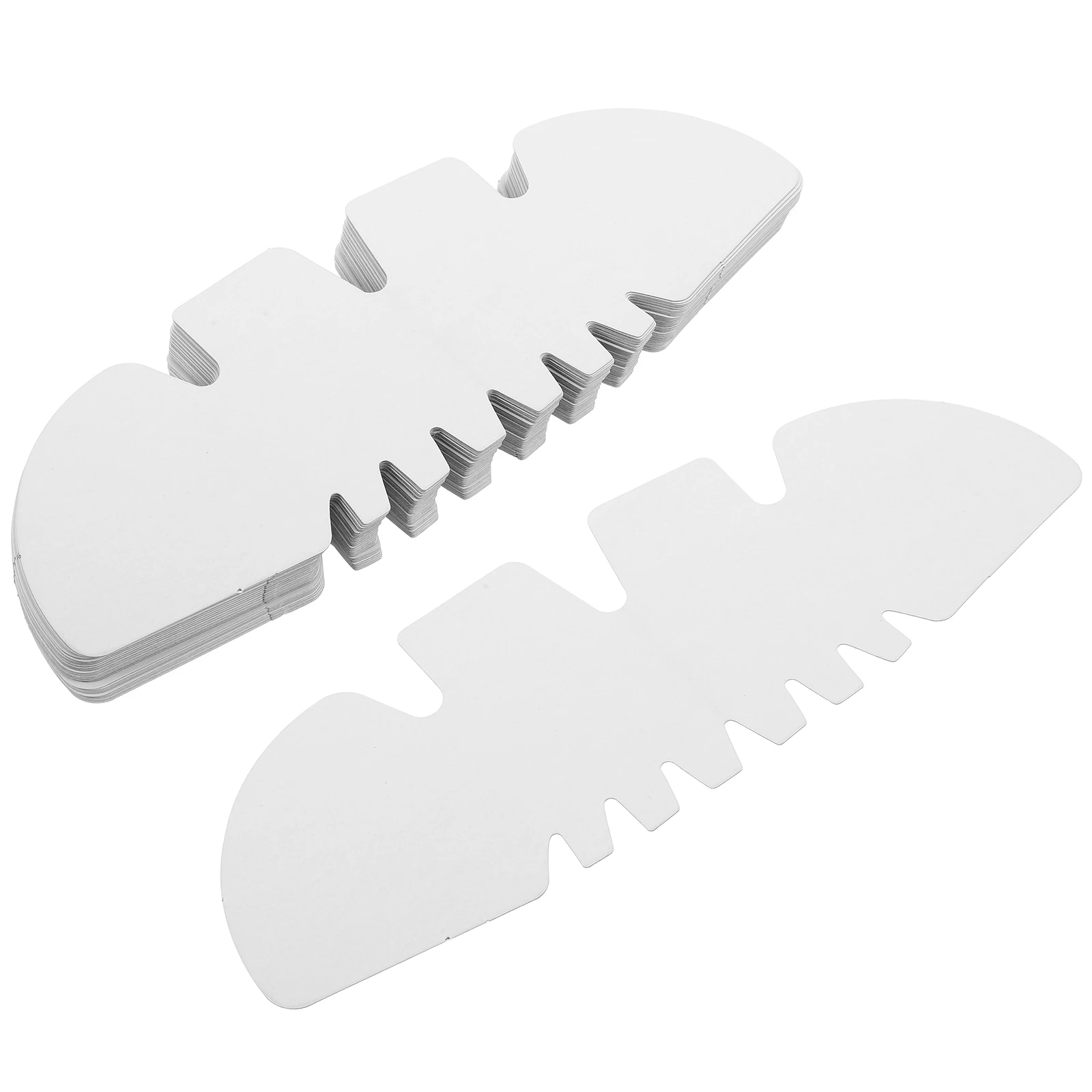 100pcs Ball Cap Shaper Inserts Hat Inner Support Cardboard Liners for Baseball Caps Shape Maintainer Packing Supplies