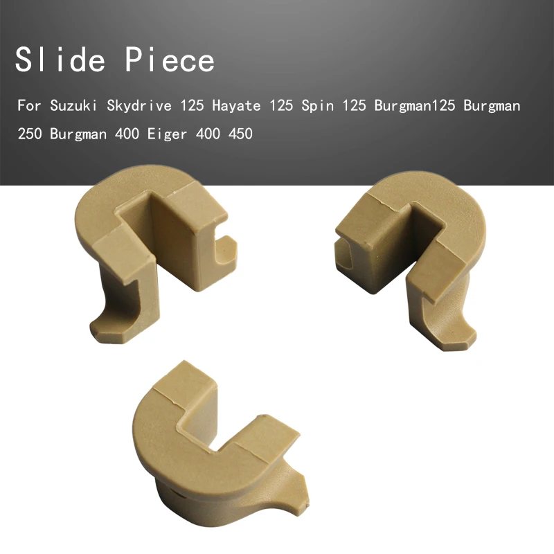 

1-3pcs Pulley Slide Piece U Clip For Suzuki Skydrive 125 Hayate 125 Spin 125 Burgman125 Burgman 250 Burgman 400 Eiger 400 450