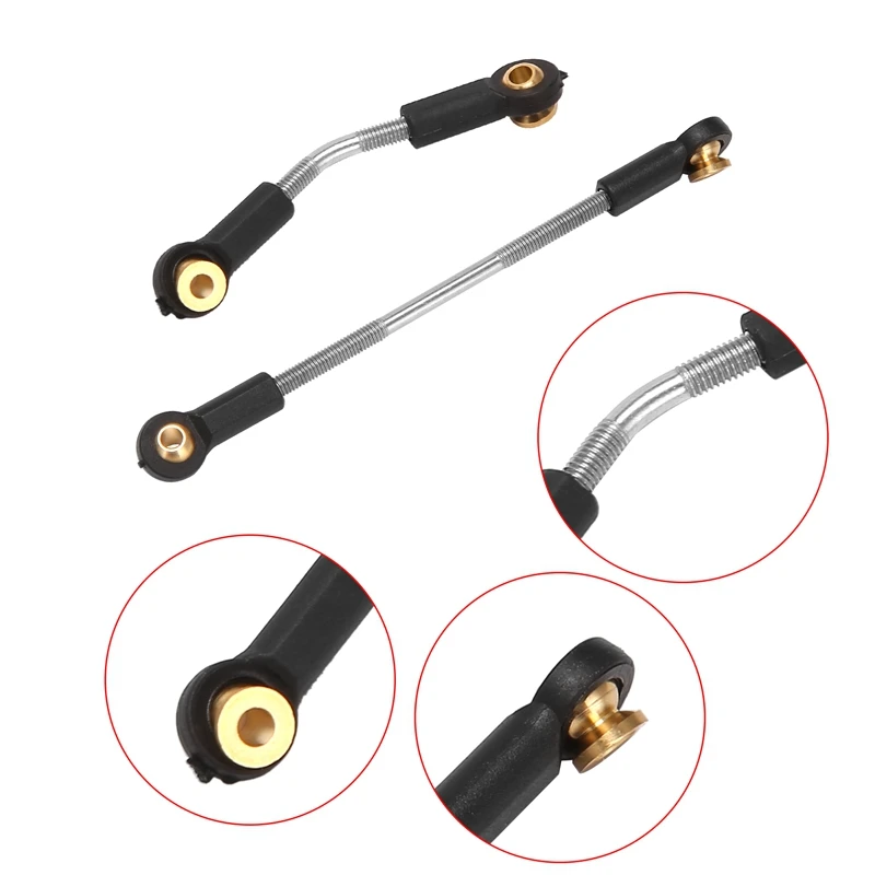 1 Set sterzo tirante Servo Rod parti di aggiornamento per MN D90 D96 D99 MN90 MN99S 1/12 RC accessori per auto