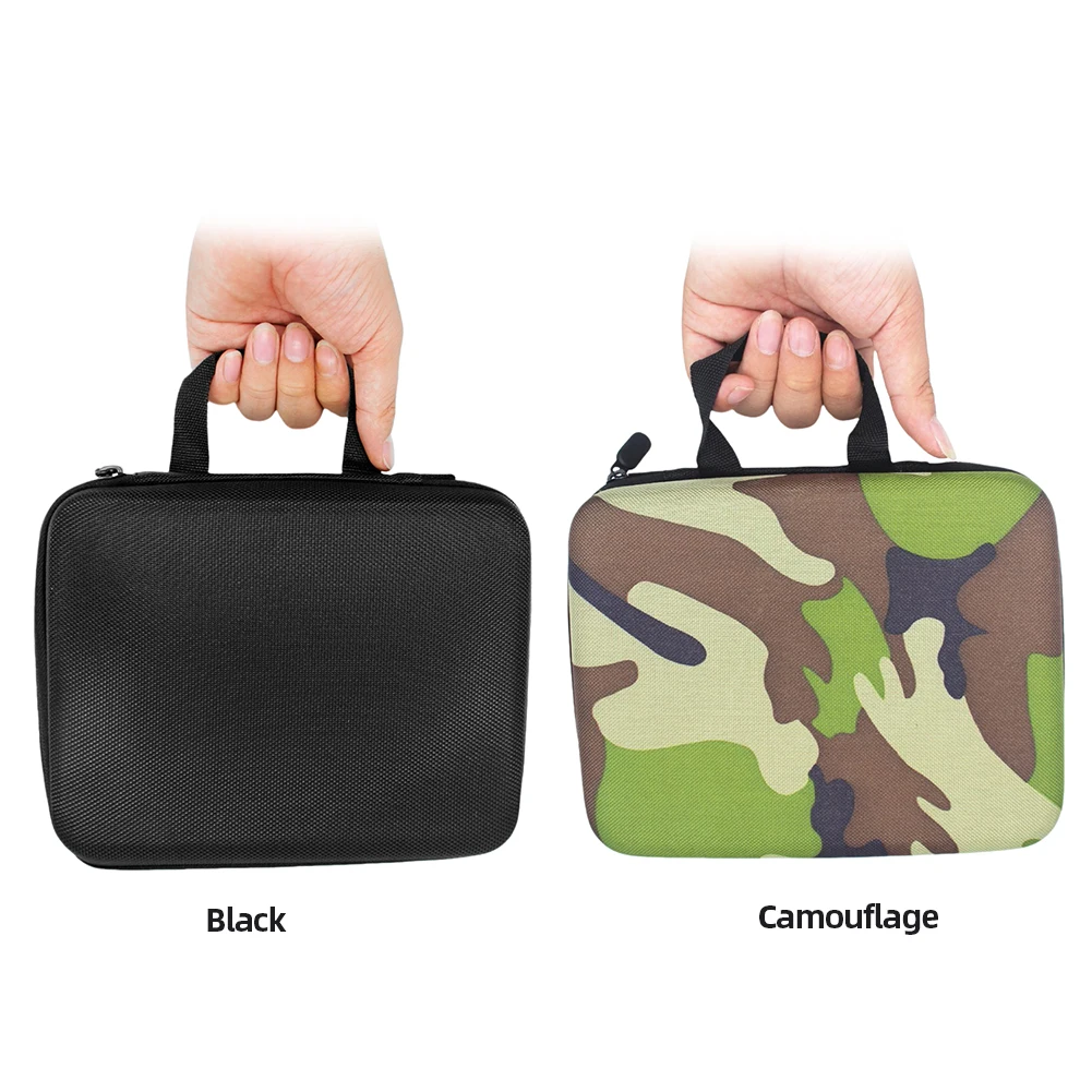 กระเป๋ากระเป๋าแบบพกพากันกระแทกกระเป๋าเก็บของแบบพกพากันรอยขีดข่วนกระเป๋าเครื่องส่งรับวิทยุเปิดตัวกระเป๋าล่าสัตว์สำหรับ UV-5R Baofeng UV-5RE Plus