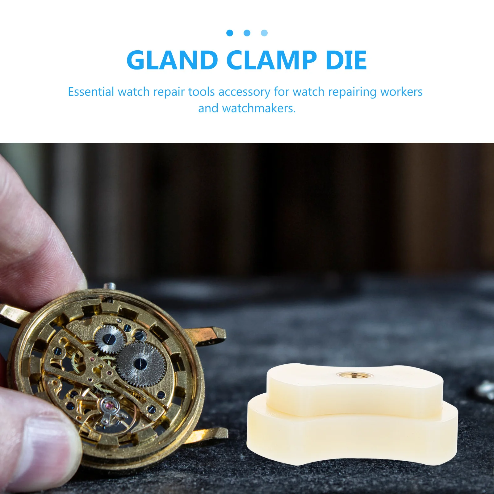 

8pcs Watchmakers Repair Tools Plastic Case Fitting Dies Kit Essential for Watch Repairing Jobs Durable Practical Set