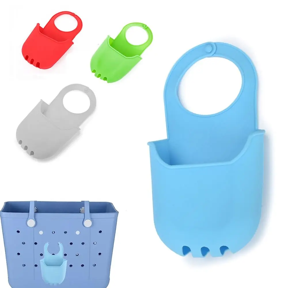 Insert Silicone Storage Pouch Bogg Bag Decorative Phone Case Organizer Holder Charm Travel Camping Hiking Handbags Accessory