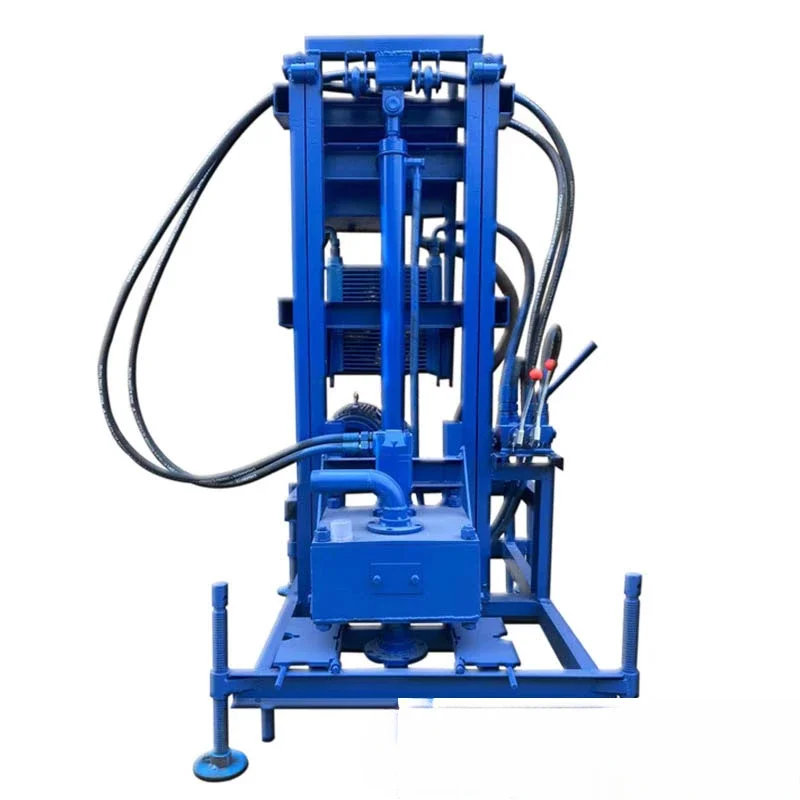 Diesel hydraulic drilling machine high-power large-caliber electric agricultural household deep well drilling machine