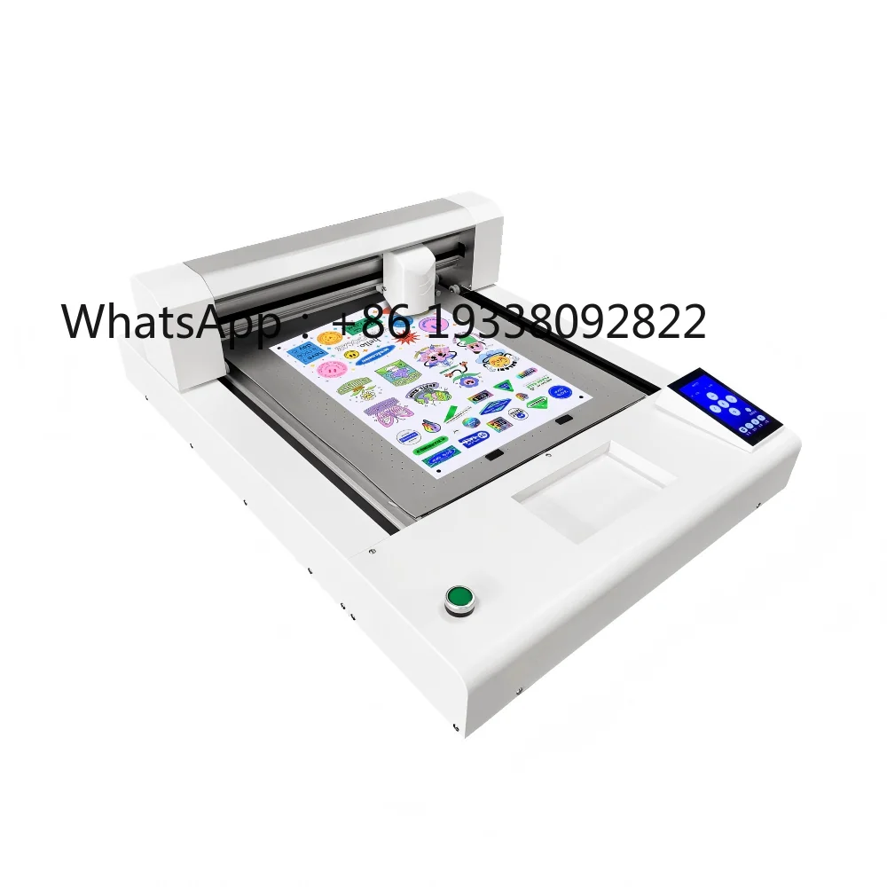 

P4030C Dual Head Mini Sticker Label Flatbed Contour Cut Plotter Die Cutting Machine