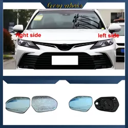 For Toyota Camry 8th 2018 2019 2020 - 2022 Car Accessories Rearview Mirrors Cover Rearview mirror lenses Middle East edition