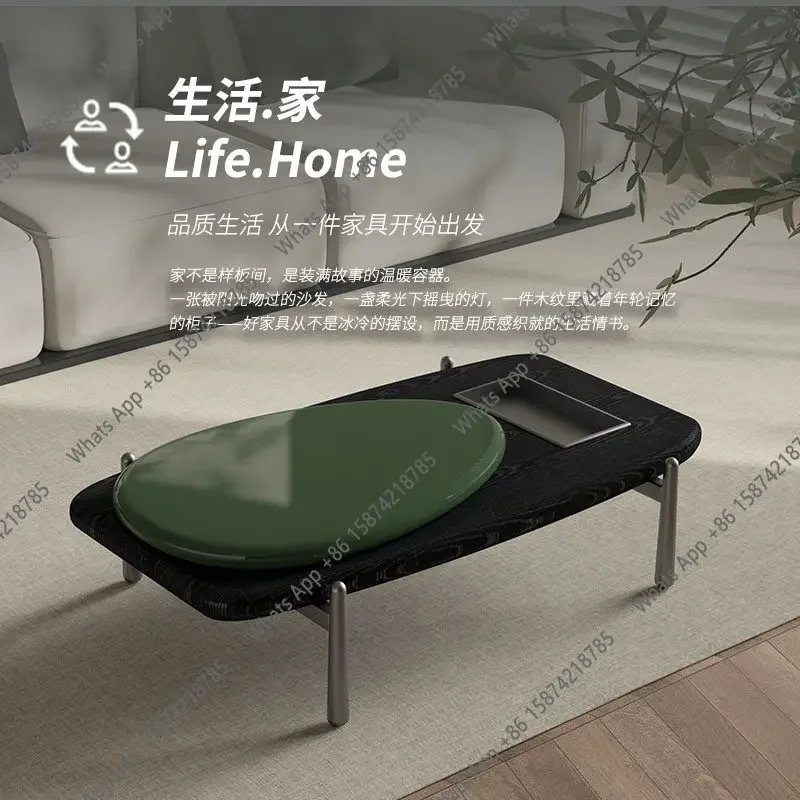X69 Spot Simple Stretchable Rotating Coffee Table Living Room Light Luxury High-end Storage Household Small Apartment Rectangula