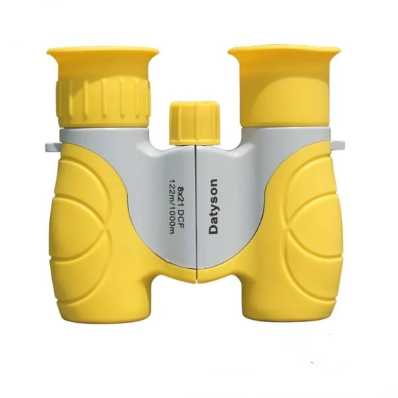 Datyson Spirit Series 8X21 Binoculars Yellow Color FMC Green Flim Double Tube BAK4 Prism Telescope