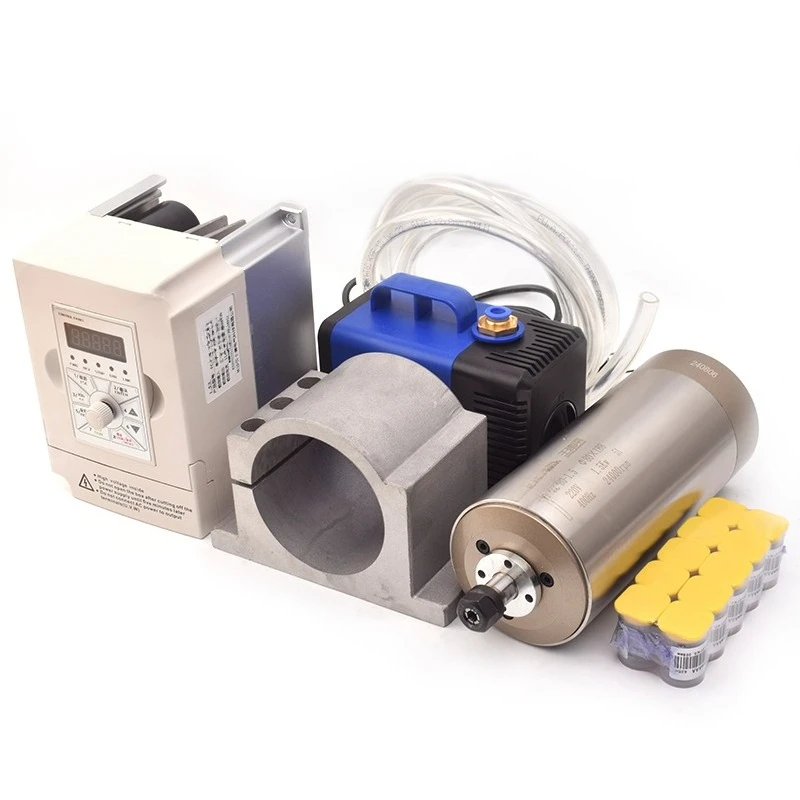 

GDZ Spindle 1.5kw Water-cooled Spindle 1.5kw ER11 Spindle Inverter Vfd Kit