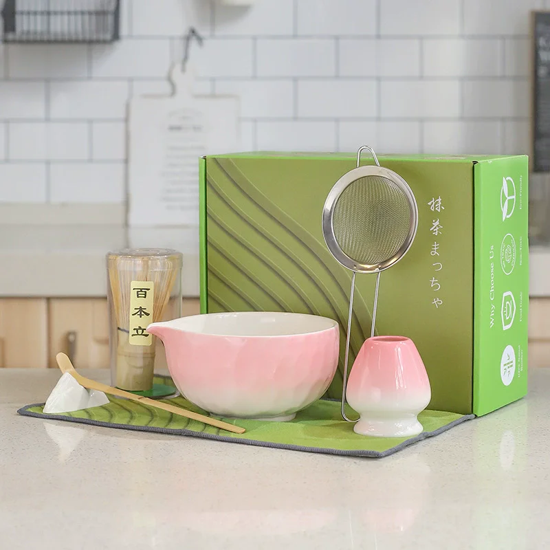 

2/4/7PCS/Set Japanese-style Matcha Bowl , Spoon, Tea Whisk, Perfect Gift For Ceremony, Traditional Decoration