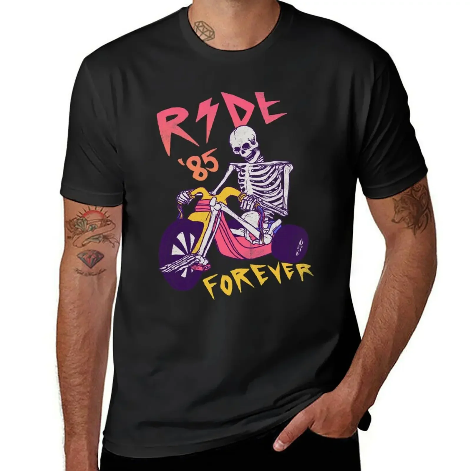 Ride Forever T-Shirt boys whites customizeds men t shirts