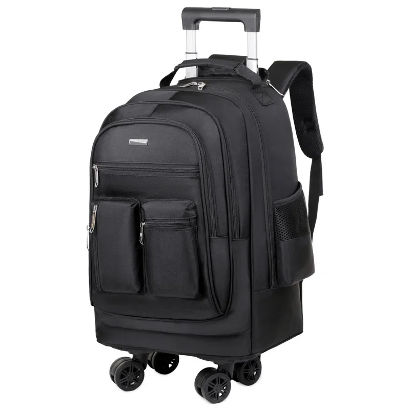 Business Pull up Backpack for Foreign Trade, Large Capacity Multi Functional Double Backpack, Student Backpack, Lightweight view 5