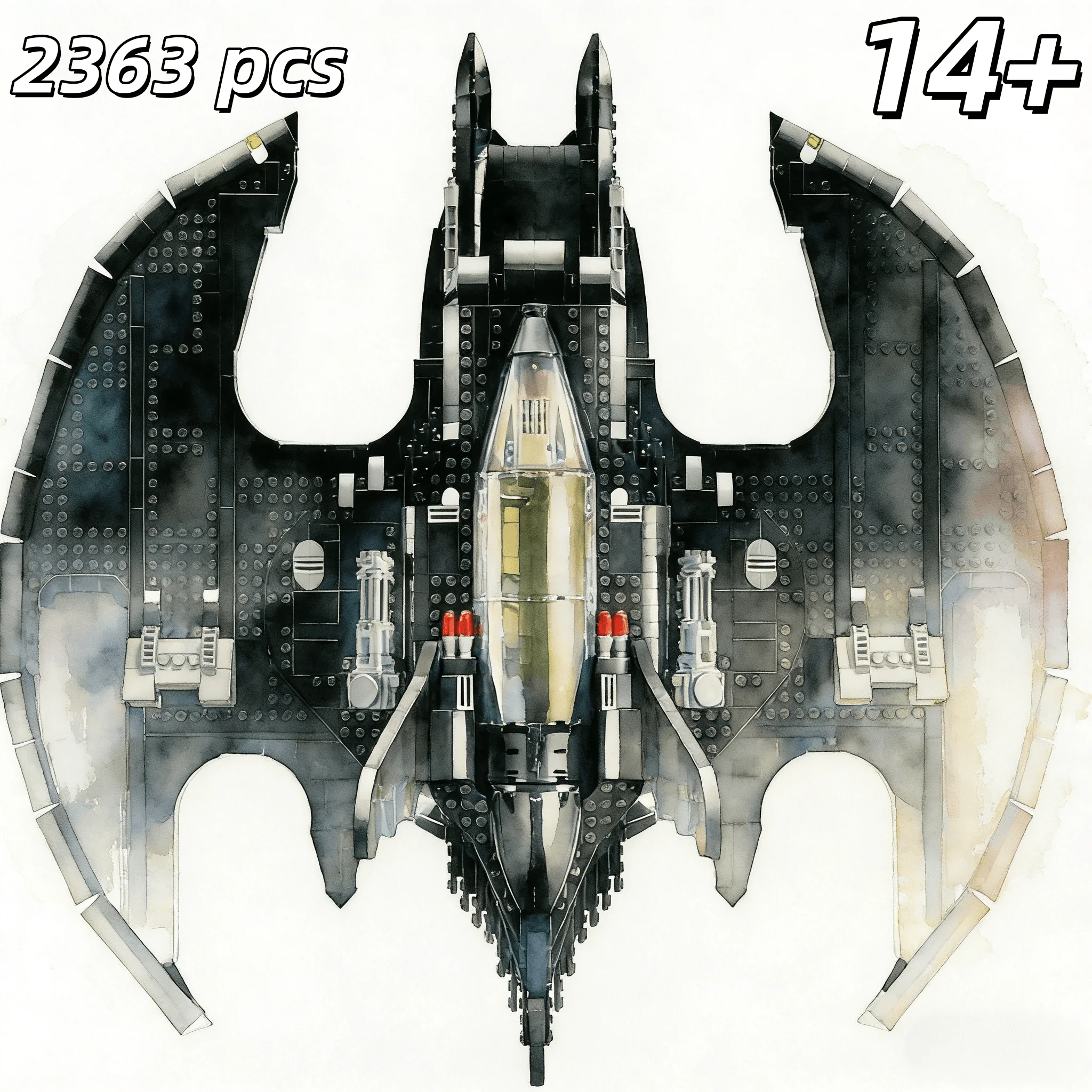 

Classic product promotion Batwing Fighter DC1989Batwing Serie 2363pcs Building Block 76161 Children's Boys Assembling Brick Toys