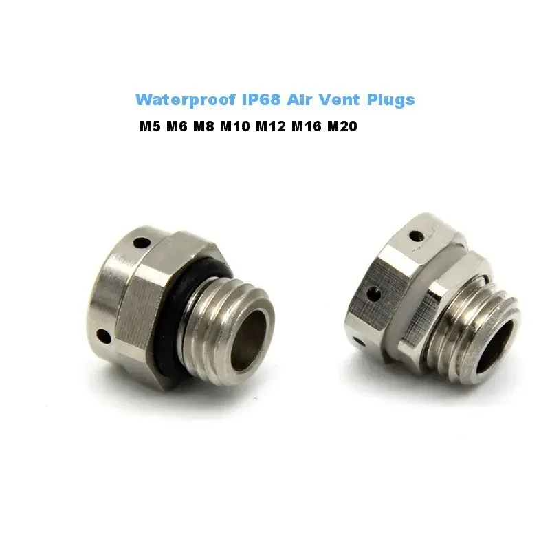 M10 Metal Screw Vent Plug SS304 M12*1.5 M5 M6 M8 M16 M20 Stainless Steel Breathable Air Screw Vent Valve stainless steel 304