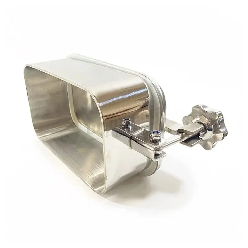 250x150mm Rectangular Stainless Steel Manhole Cover SS304 SS316 Tank Manway Side Feed Opening