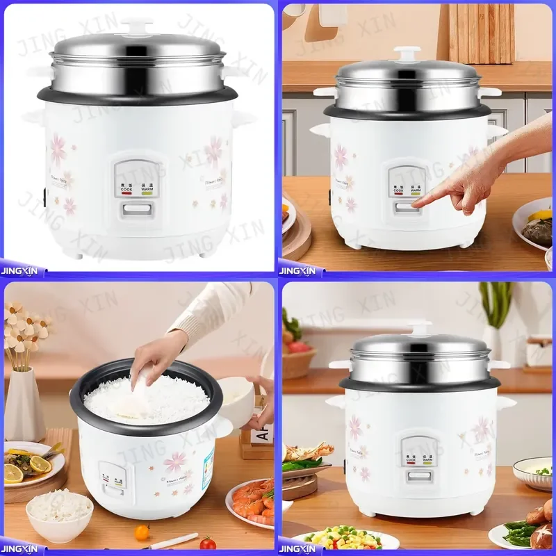 custom for Electric Mini Rice Cooker 1.5L 3.6L Non Stick Coating Portable Small Rice Maker with Measuring Cup Kitchen