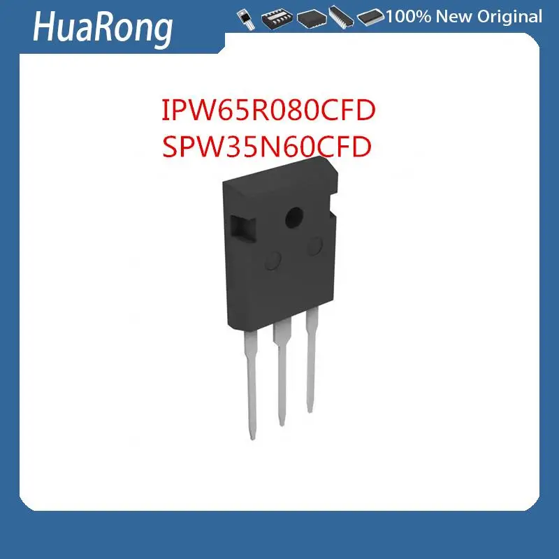 

10PCS/LOT IPW65R080CFD 65F6080 700V 43.3A 35N60CFD SPW35N60CFD 600V 35A TO-247