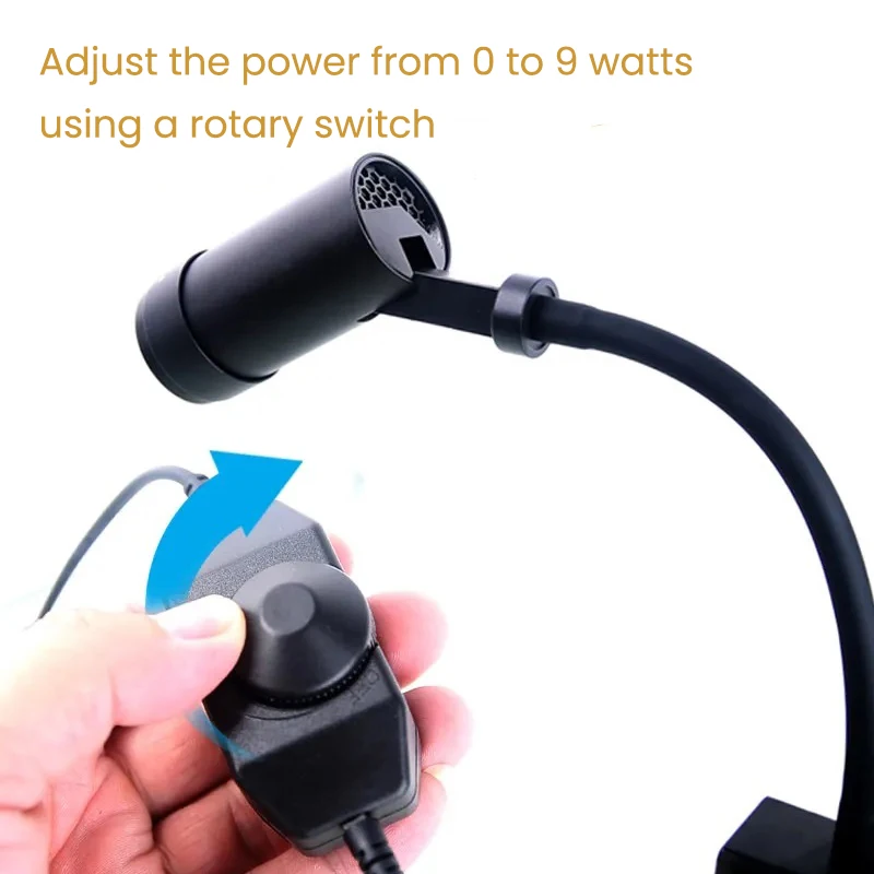 

Светильник для аквариума Zetlight S1 Zoom Lens с эффектом южноамериканского пейзажа, 9 Вт, для водных растений, имитация ручья, управление через Wi-Fi и приложение, для аквариумов.