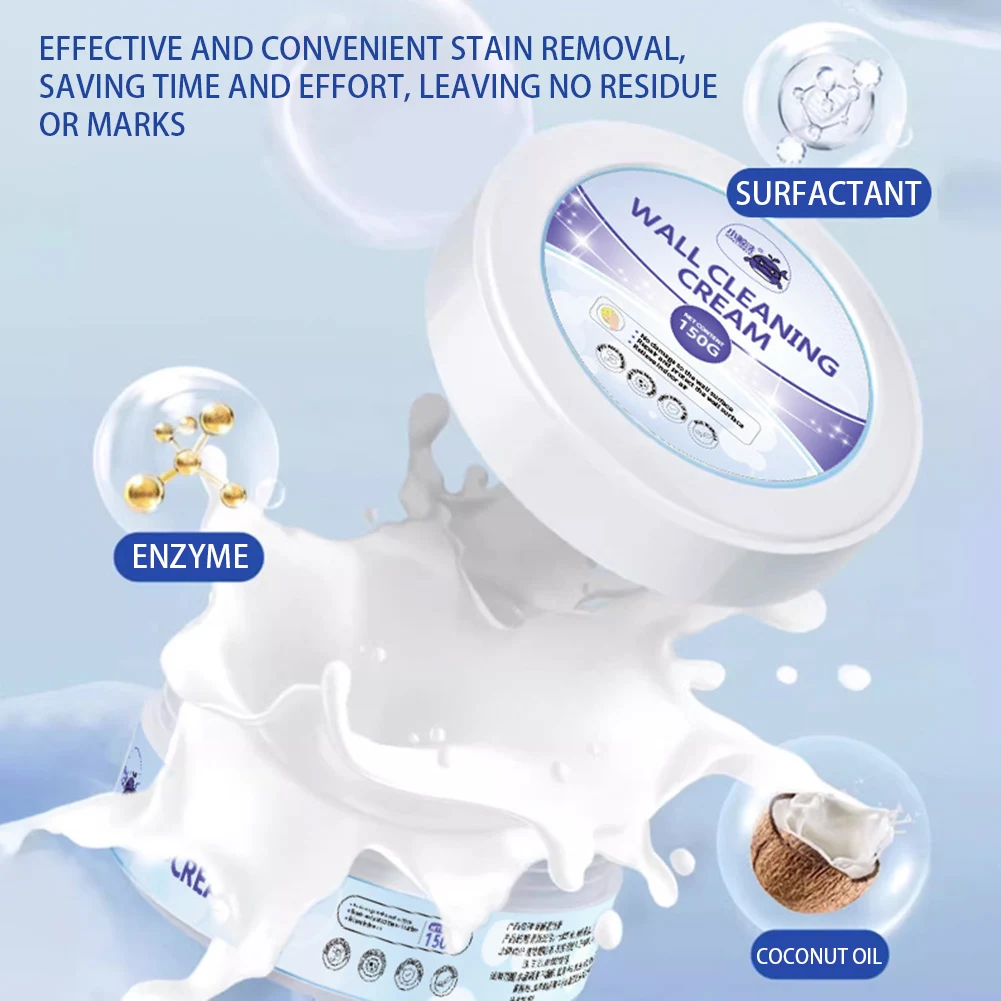 Multi-Purpose Wall Cleaning Conditioning Cream Stain Removal Powerful Renovation Solid-Paste Easy Application Wall Repair Tool - view 5