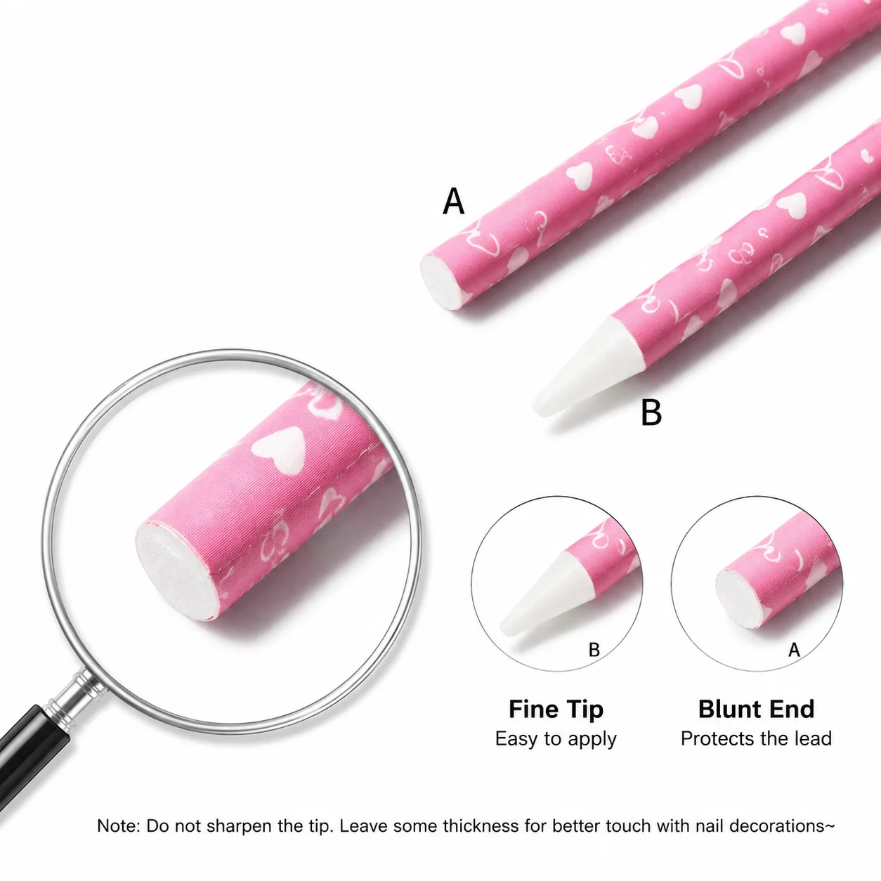 3/5/ Pcs Nail Art Diamond Picking Crayon Small Diamond Jewelry Special Suction Setting Pen With Adhesive Tool Send Pencil Sharpe