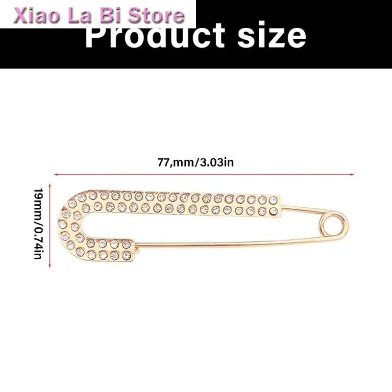 XXFD eo áo len cinching pin trang trí trang trí lấp lánh cho phụ kiện quần áo