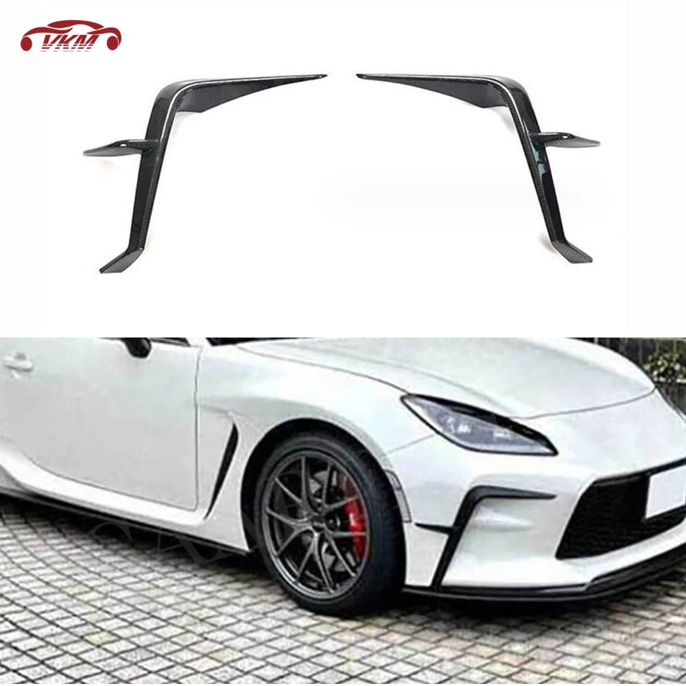 

Carbon Fiber Front Bumper Air Vent Trim Canards Spoiler Splitters Car Body Kits for Toyota GR86 2022-2023 Accessories