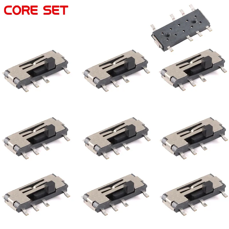 10PCS MSK-1112-8P-1H 8Pin Toggle Switche Micro SMD on-off-on Switch Slide Handle Height 1MM Small Micro