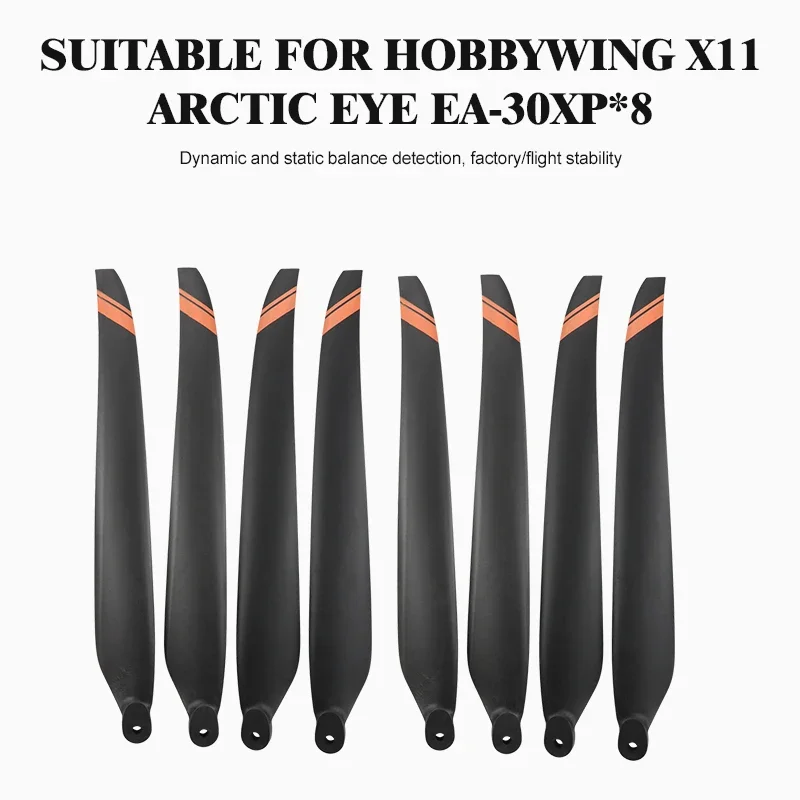 4314 Drone Folding Carbon Propeller Set CW & CCW Compatible with Hobbywing X11 Model EA-30XP Hot Selling Drone Accessories