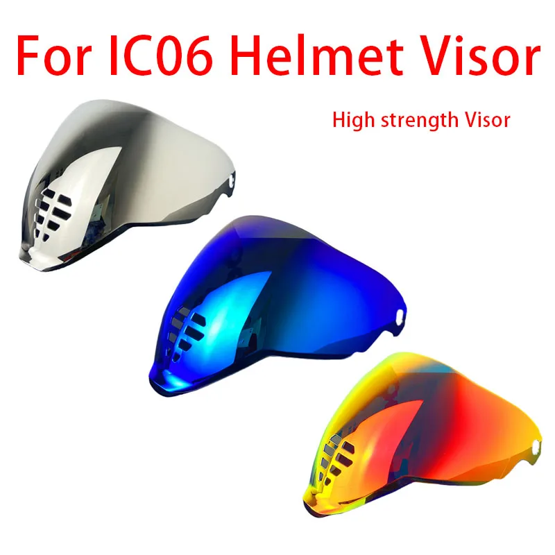 IC06 Helmet Visor Shield for ICON Dustproof Windproof High Toughness Strength Electroplated Visera Para Casco Visiera Casco Moto