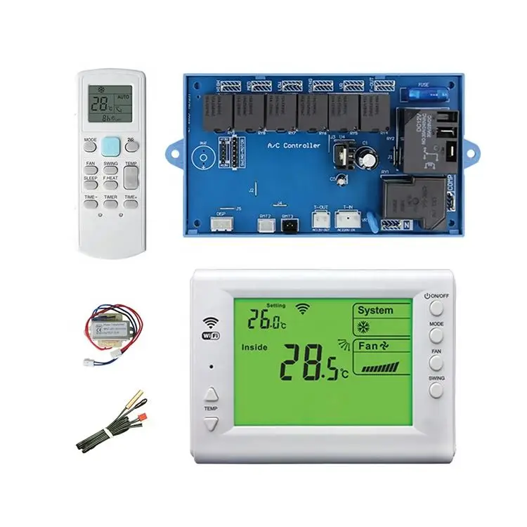 Qunda QD68WI+ Cabinet Universal AC PCB Control Board System For Air Conditioner Parts With WIFI Fuction