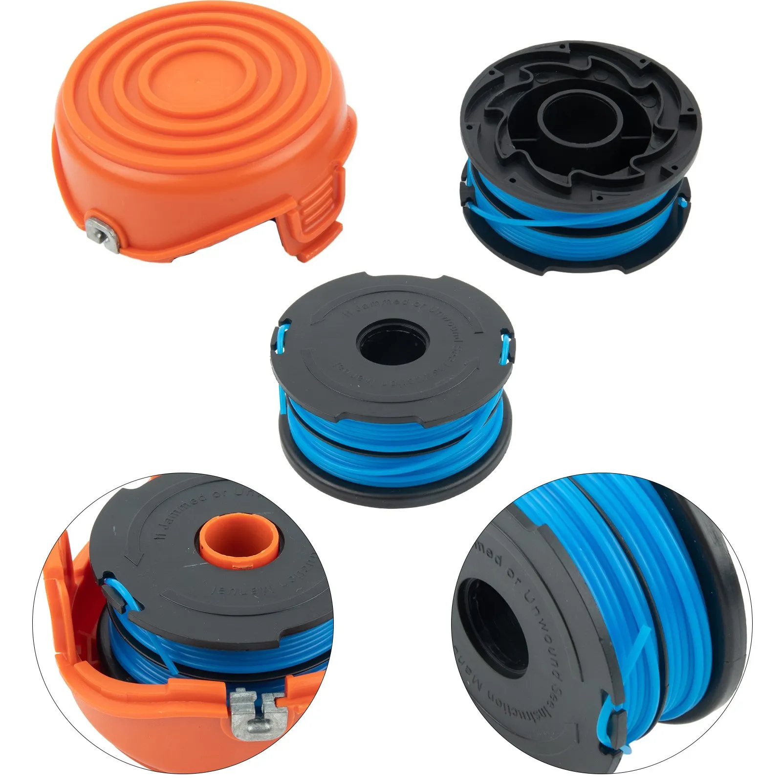 Efficient Replacement Spool Cover and Lines for Black & Decker String Trimmers Fits Models For GL315/GL350/GL650