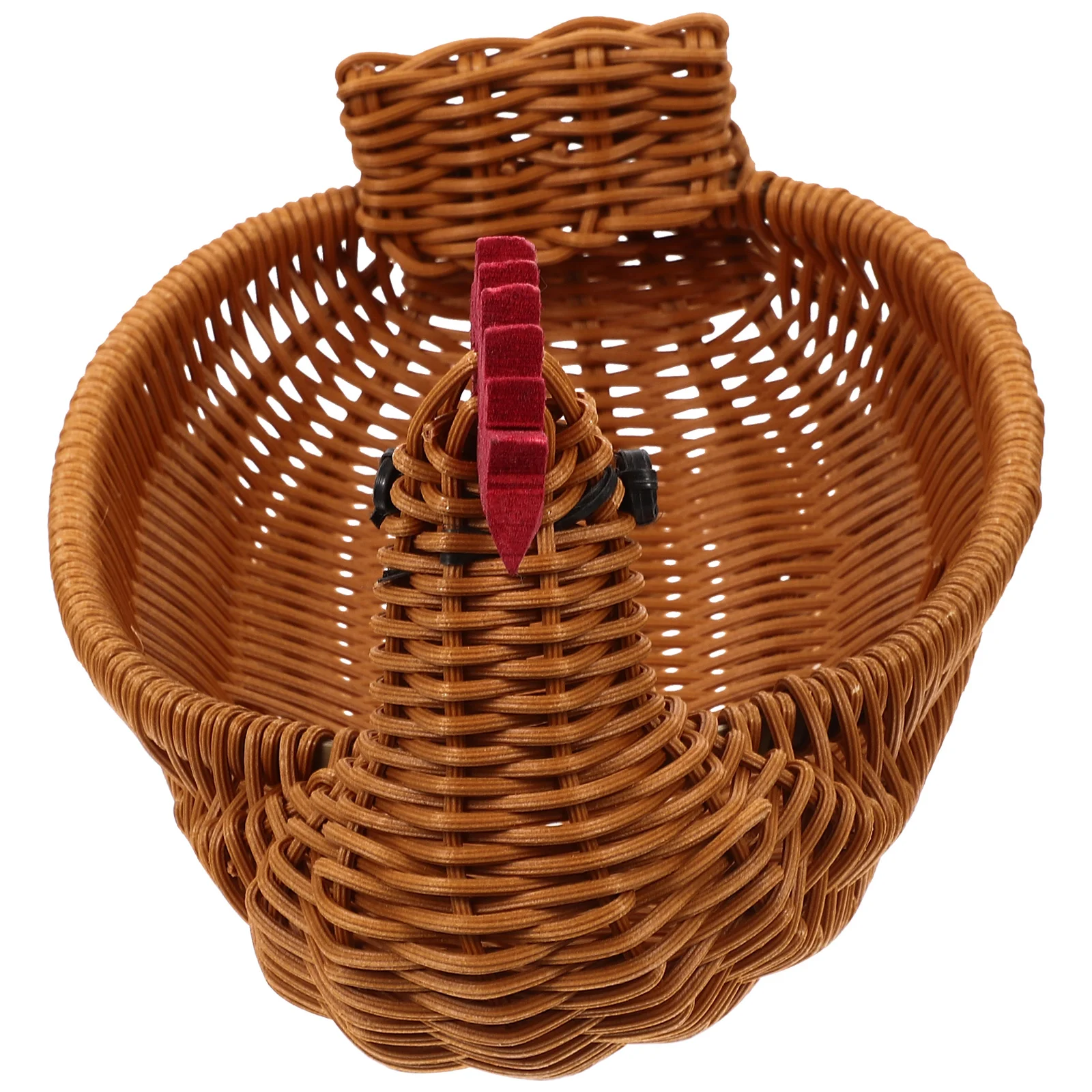 

Elegant Rattan Storage Basket Woven Fruit Candy Holder PP Material Natural Fashionable Kitchen ganizing Gift for Friends