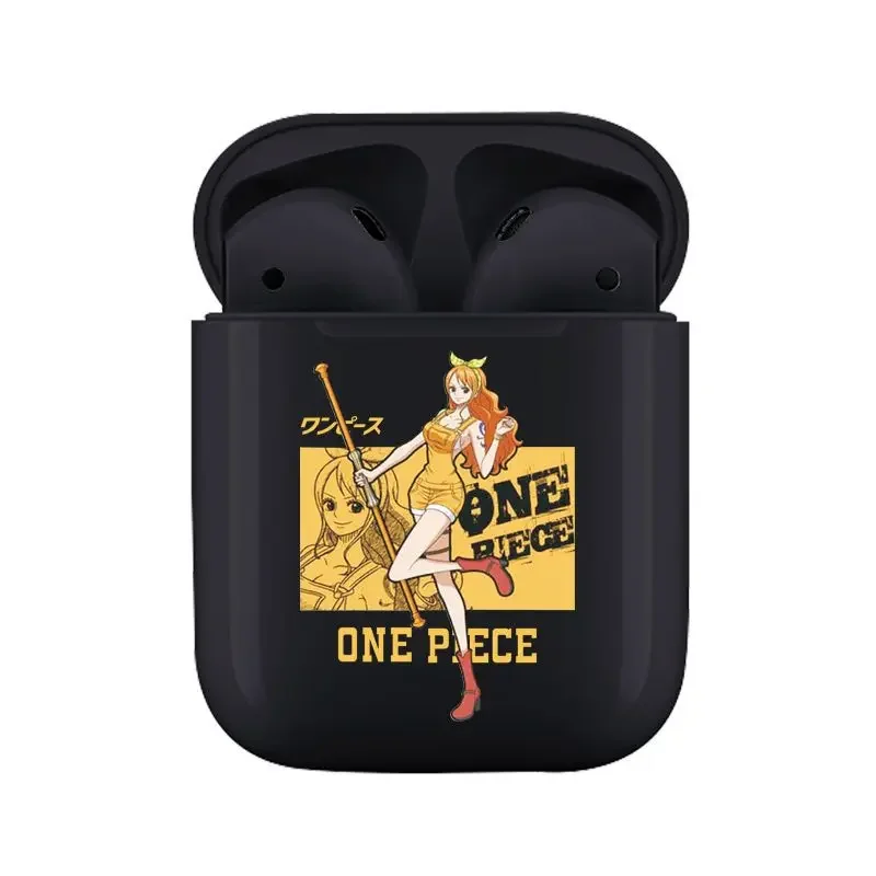 ONE PIECE Luffy Wireless Headset Anime Bluetooth 5.0 Sports Headphones Cartoon Touch Control Long Standby Headset Birthday Gift