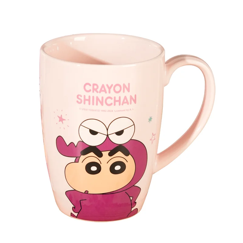 Cartoon Kawaii Crayon Shin-Chan Authentic Cup Ceramic Cup Mug Household Water Cup Cute Milk Coffee Cup Birthday Gift