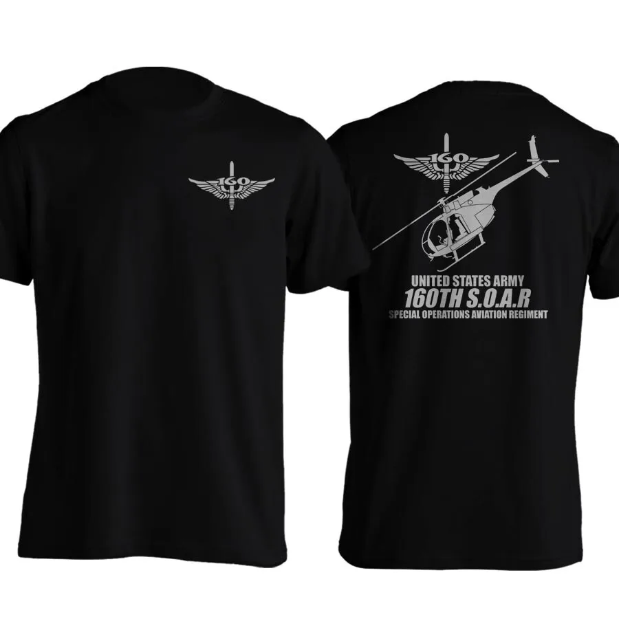 United States Army 160TH Soar Special Operation Aviation Regiment T-shirt Short Sleeve Casual 100% Cotton Shirt