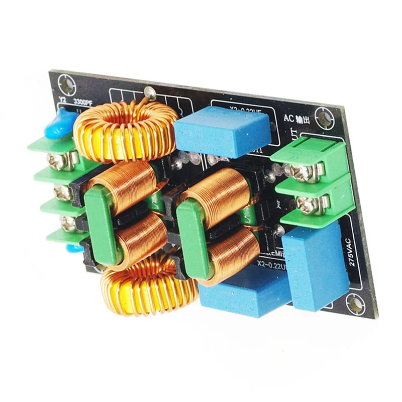 CS-EMI Power Filter Board Audio Amplifier Power Supply Filter Common Mode High Current Electromagnetic Hifi Audio