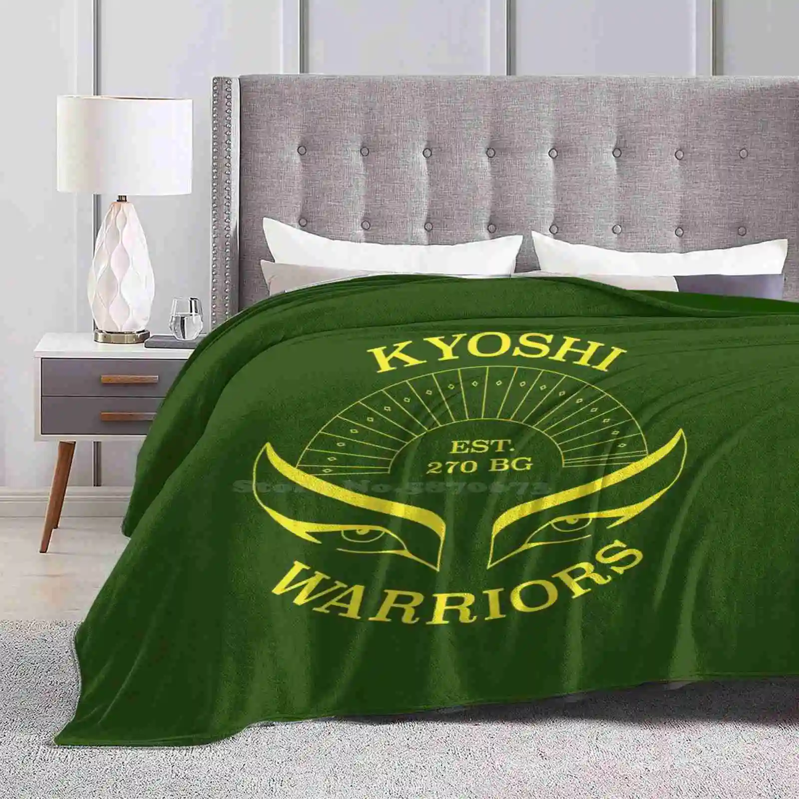 Kyoshi Creative Design Comfortable Warm Flannel Blanket Warrior Kyoshi Atla Suki