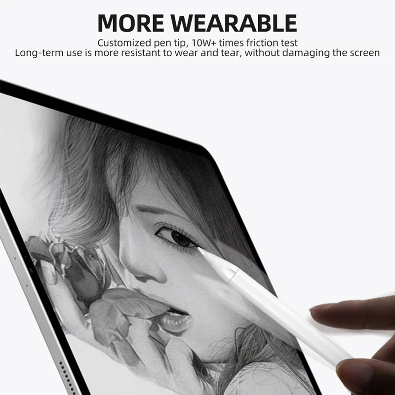 8 Pack Replacement Tip For Apple Pencil Nibs For Apple Pencil 1St & 2Nd Generation (White)