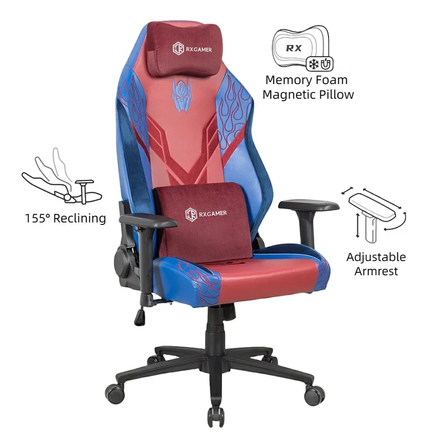 

Wholesale custom logo premium swivel reclining pu leather game stuhl gamer gaming chair with magnetic headrest