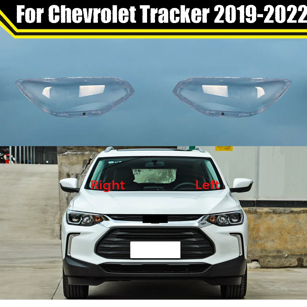 Auto Light Case For Chevrolet Tracker 2019 2020 2021 2022 Car Headlight Lens Cover Lampshade Clear Lampcover Caps Headlamp Shell