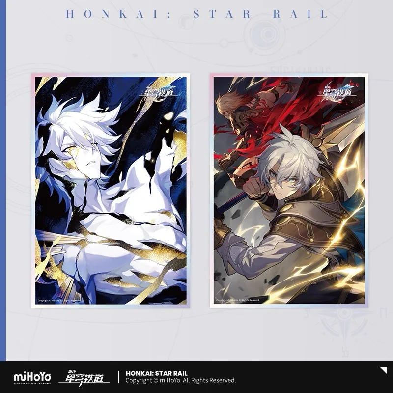 

miHoYo Official Honkai Star Rail GuangZhui Collection Acrylic Color Paper Anime Fashion Surrounding Christmas Gifts Cosplay