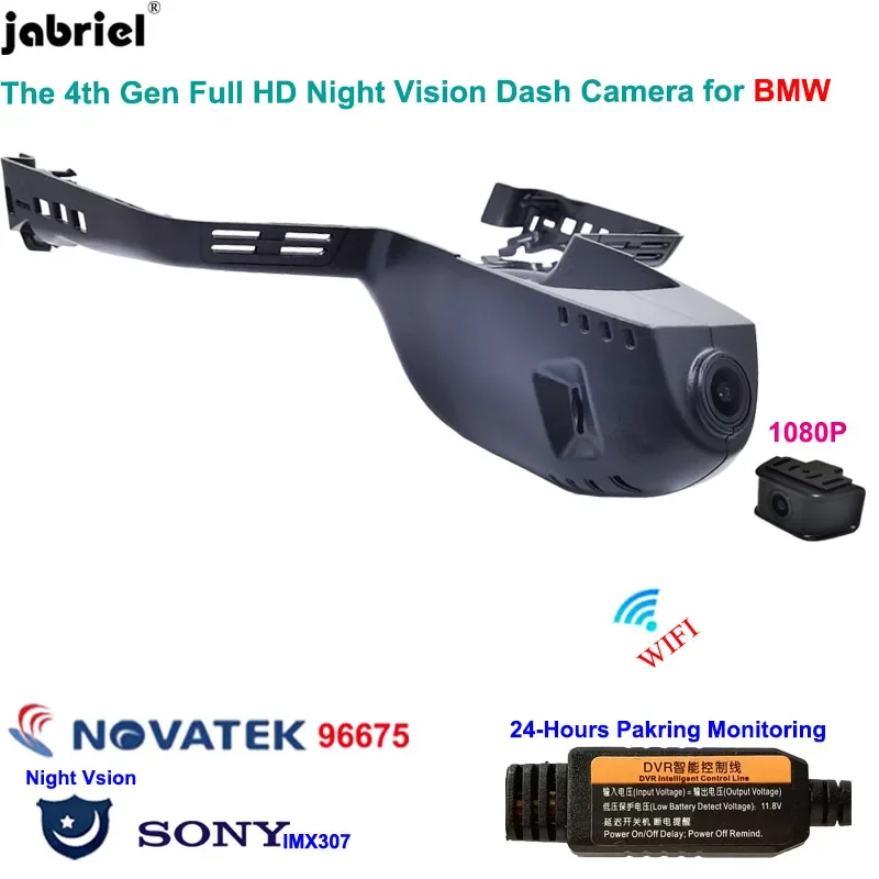 Full HD Night vision WIFI 24H Car Dvr Dash Cam Car Camera Video Recorder for BMW X7 for BMW G07 for BMW X7 G07 2019 2020 2021