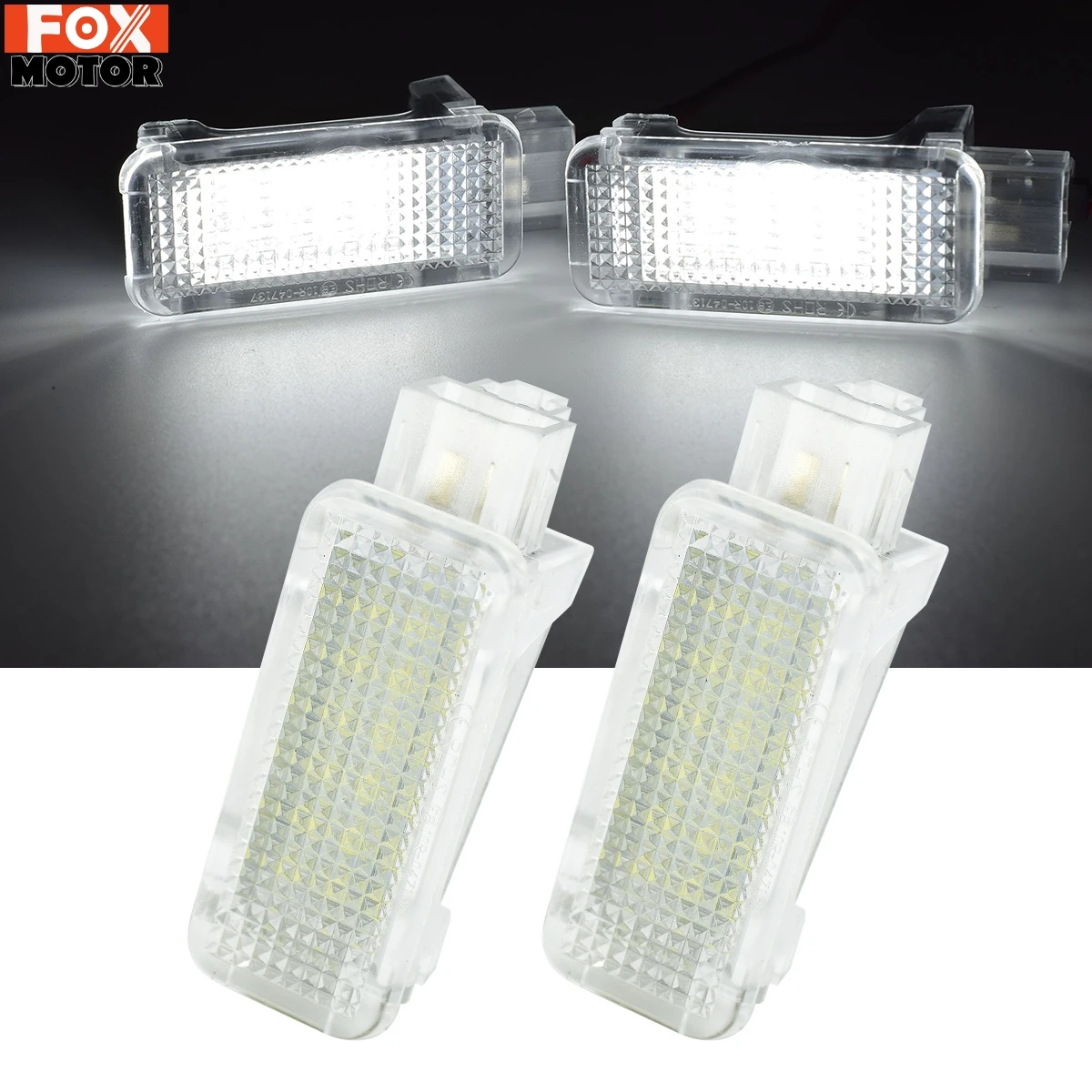 

LED Footwell Courtesy Luggage Trunk Light For VW Jetta MK5 Tiguan Touareg Transporter T5 Eos Scirocco For Porsche Cayman White