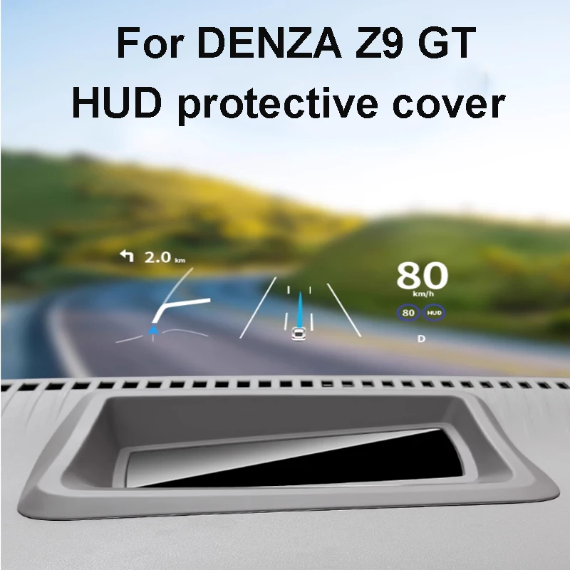 

For DENZA Z9 GT 2024-2025 Car Head Up Display Instrument Panel HUD Protective Cover High Transparency 0 Reflective Accessory