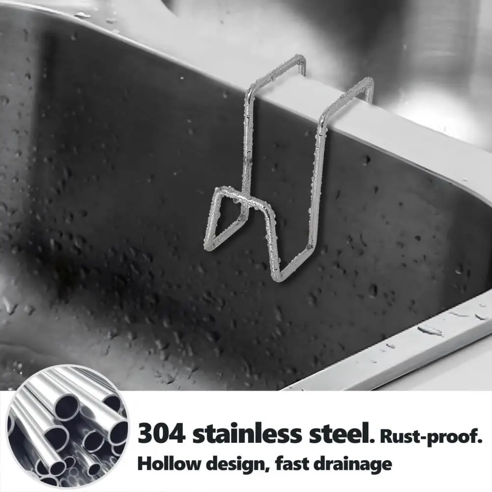 

Tool Organizer Rust-proof Sponge Holder Kitchen Sink Organizer with Simple Installation Hanging Caddy for Sponges 2 Pack Hanging