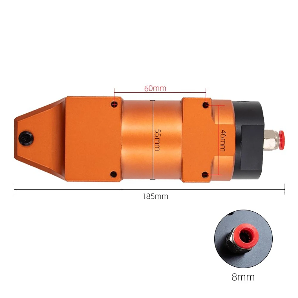 Automatisierte pneumatische Scherenschneider aus Wolframstahl – industrielle Metallschneidezange mit flacher Öffnung