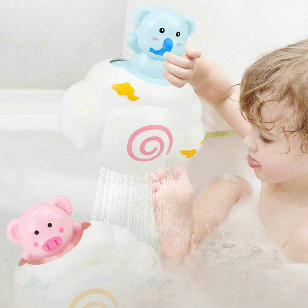 Urocze Kreskówkowe Zwierzątka Fontanna Zabawka do Kąpieli Kreatywna Chmurka Zabawka do Pływania w Basenie